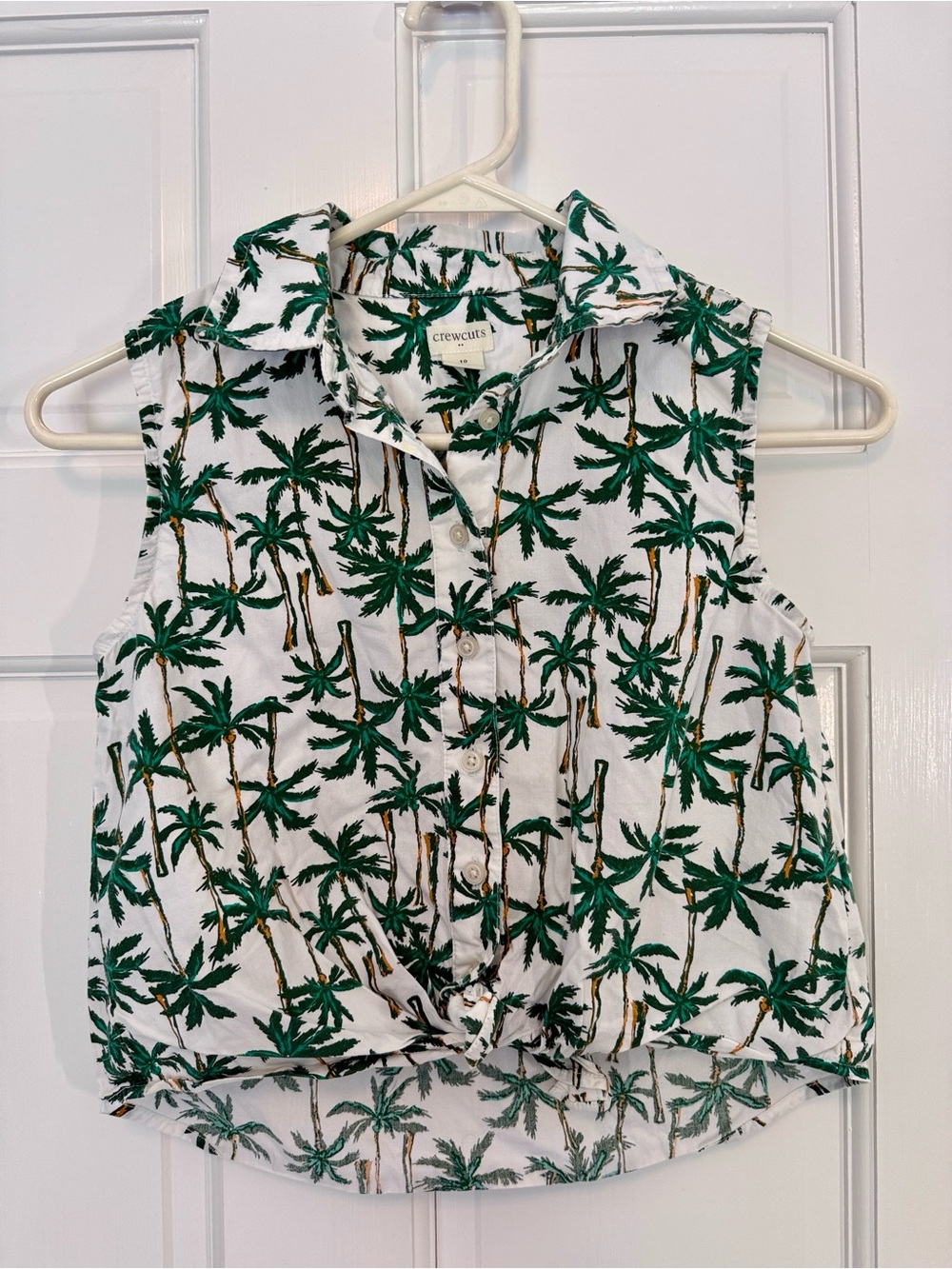 Crewcuts Palm Tree Print shirt. Size 10.